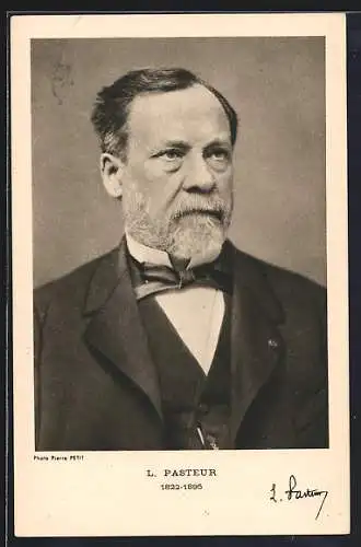 AK L. Pasteur im Porträt