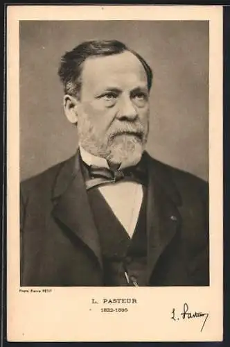 AK L. Pasteur im Porträt