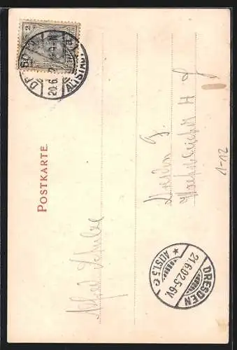 AK König Albert von Sachsen in Uniform mit Orden