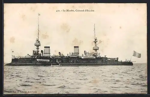 AK Cuirassé d`Escadre Le Masséna, Kriegsschiff