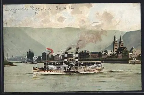 AK Dampfer Auguste Victoria der Köln-Düsseldorfer Rheindampfschifffahrt