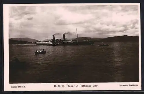 AK Passagierschiff RMS Iona in Rothesay Bay