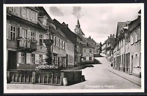 AK Gernsbach im Murgtal, Marktplatz und Hauptstrasse