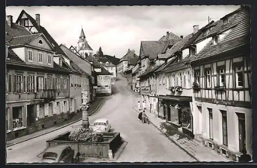 AK Gernsbach im Murgtal, Blick auf den Marktplatz