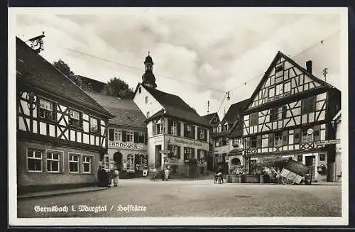 AK Gernsbach im Murgtal, Gasthaus zur Traube an der Hofstätte