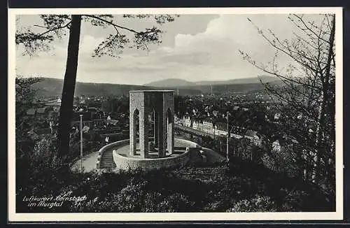 AK Gernsbach, Panorama aus der Vogelschau