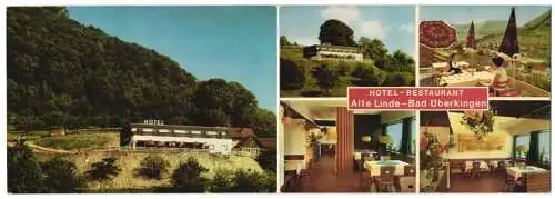 Klapp-AK Bad Überkingen, Hotel-Restaurant Alte Linde, Frauenberg 1-3