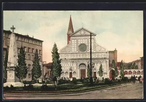 AK Firenze, Piazza e Chiesa di S. Maria Novella