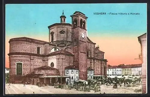 AK Voghera, Piazza Vittorio e Mercato