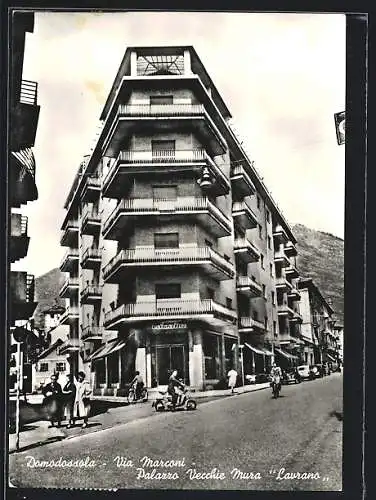 AK Domodossola, Via Marconi, Palazzo Vecchie Mura Lavrano