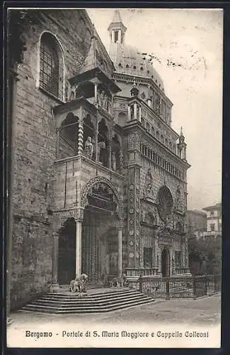 AK Bergamo, Portale di S. Maria Maggiore e Capella Colleoni