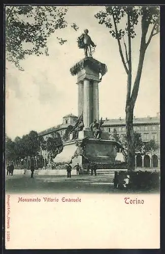 AK Torino, Monumento Vittorio Emanuele