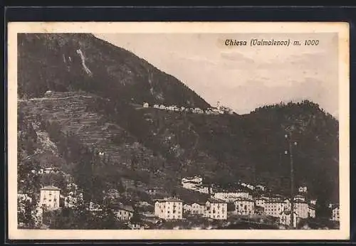 AK Chiesa /Valmalenco, Ortsansicht mit Umgebung