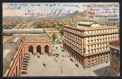 AK Napoli, Hotel Terminus am Bahnhof