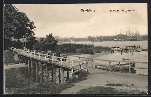 AK Rendsburg, Partie an der Obereider