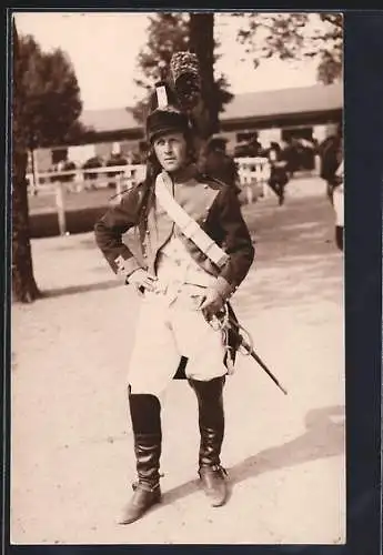 Foto-AK Mann in Uniform eines Soldaten der Befreiungskriege