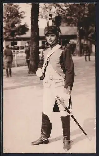 Foto-AK Mann in Uniform eines Soldaten der Befreiungskriege