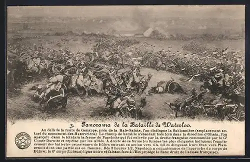 AK Panorama de la Bataille de Waterloo