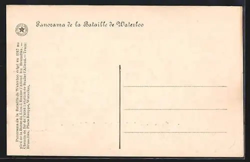 AK Panorama de la Bataille de Waterloo