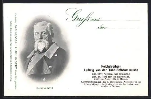 AK Reichsfreiherr Ludwig von der Tann-Rathsamhausen