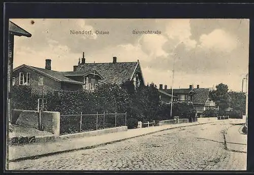 AK Niendorf / Ostsee, Bahnhofstrasse