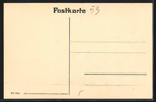 AK Bad Godesberg, Kaiserstrasse mit Villen, von einer Kreuzung gesehen