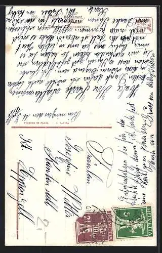 Künstler-AK Rotes Kreuz, die Krankenschwester im blauen Gewand