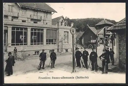 AK Schlucht, Frontière franco-allemande