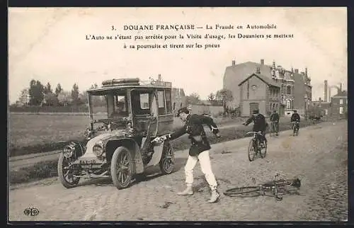 AK Douane Francaise, La Fraude en Automobile