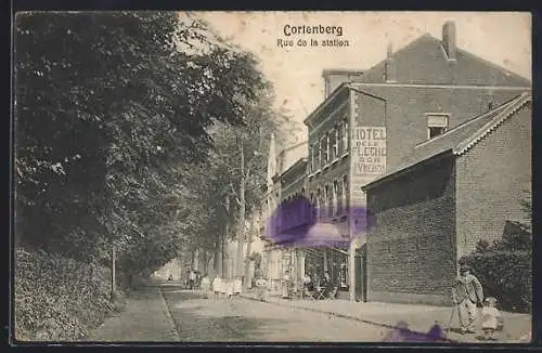 AK Cortenberg, Rue de la station, Strassenpartie