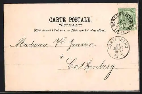 AK Anvers, La Chaussée de Malines