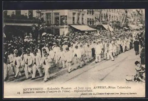 AK Antwerpen, Koloniale Feesten 1909, Mijnnijverheid