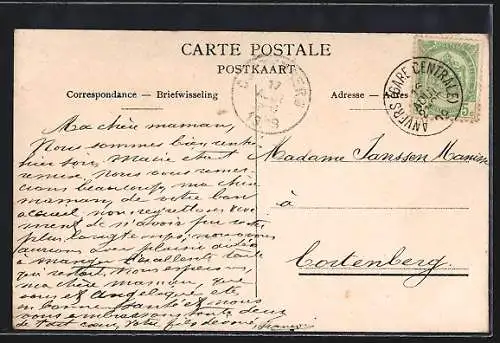 AK Antwerpen, Koloniale Feesten 1909, Mijnnijverheid
