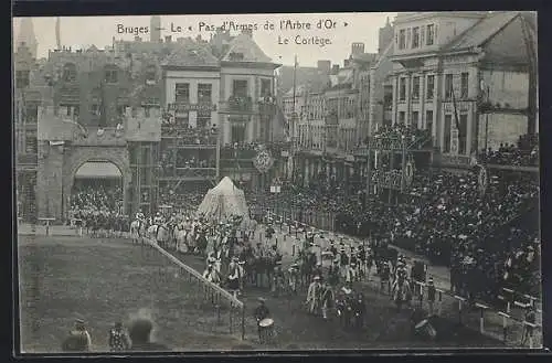 AK Bruges, Le Pas d`Armes de l`Arbre d`Or, Le Cortège