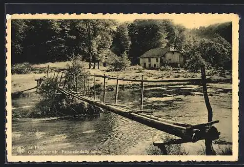 AK Le Hérou, Ourthe orientale, Passerelle de Spitanche