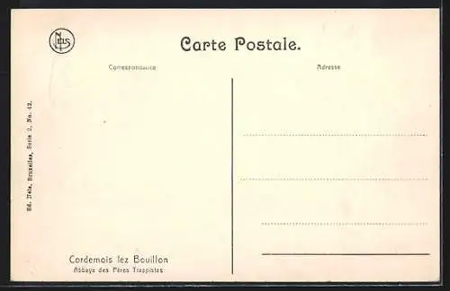 AK Cordemois lez Bouillon, Abbaye des Pères Trappistes