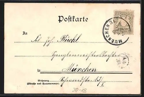 Künstler-AK München, einzug der siegreichen Truppen 1871, Reichseinigungskriege