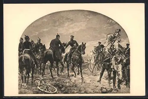 AK Schlacht bei Königgrätz 1866, Reichseinigungskriege