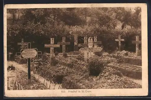 AK St. Croix, Friedhof mit Kriegsgräbern