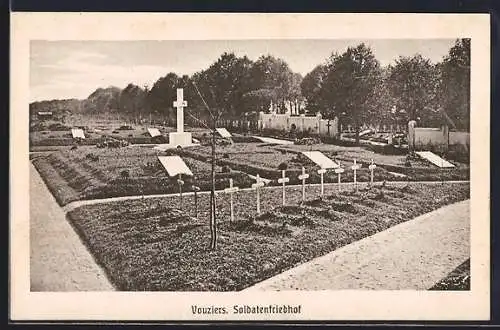 AK Vouziers, Der Soldatenfriedhof