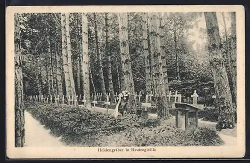 AK Heutregiville, Kriegsgräber