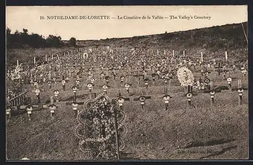 AK Notre-Dame-de-Lorette, Le Cimetière de la Vallée