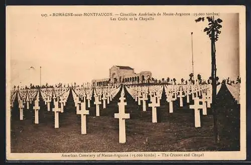 AK Romagne-sous-Montfaucon, Cimetière Américain de Meuse-Argonne