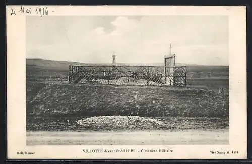 AK Villoite /St-Mihiel, Cimetière Militaire