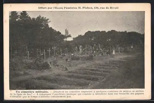 AK Un cimetière militaire