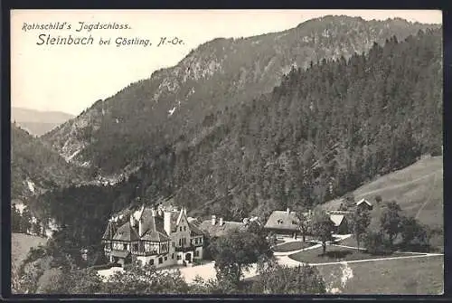 AK Steinbach bei Göstling, Rothschilds Jagdschloss