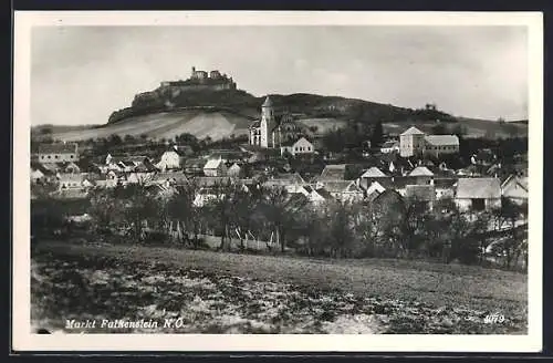 AK Falkenstein /N. Ö., Teilansicht mit Burg