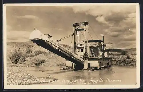 AK John Day, OR, Gold Dredging, John Day Highway