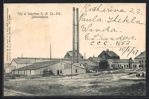 AK Johannesburg, City & Suburban Gold Mine Co. Ltd.