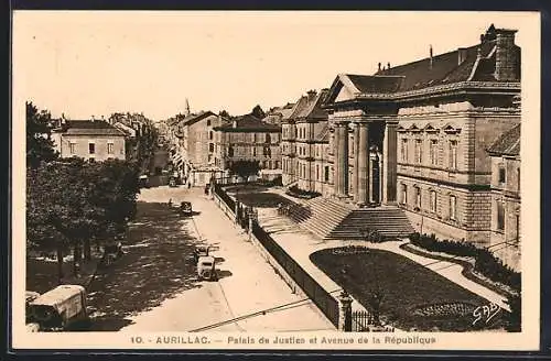 AK Aurillac, Palais de Justice et Avenue de la République